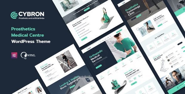 Cybron 1.0.2 – Prosthetics Medical Center WordPress Theme