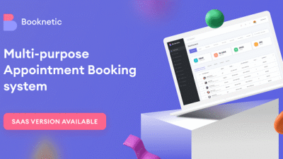 Booknetic 4.6.0 + Addons – WordPress Booking Plugin for Appointment Scheduling [SaaS]