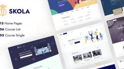 Skola 1.0.34 – LMS Online Courses WordPress Theme