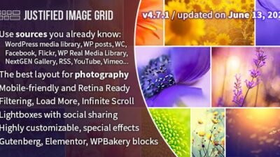 Justified Image Grid 4.7.1 – Premium WordPress Gallery