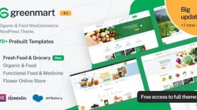 GreenMart 4.2.6 – Organic & Food WooCommerce WordPress Theme