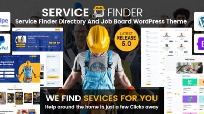 Service Finder 6.1 – Directory and Job Board WordPress Theme