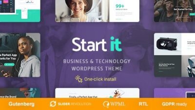 Start It 1.1.6 – Technology & Startup WordPress Theme