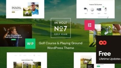 N7 | Golf Club & Course Sports & Events WordPress Theme