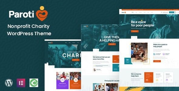 Paroti 1.0.3 – Nonprofit Charity WordPress Theme