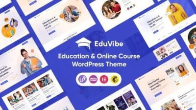 EduVibe 1.0.1 – Education & Online Course WordPress Theme