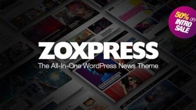 ZoxPress 2.10.0 – All-In-One WordPress News Theme