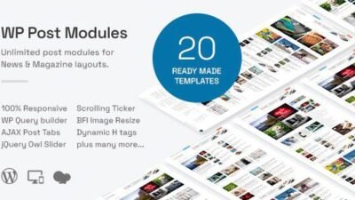 WP Post Modules for NewsPaper and Magazine Layouts 3.1.0