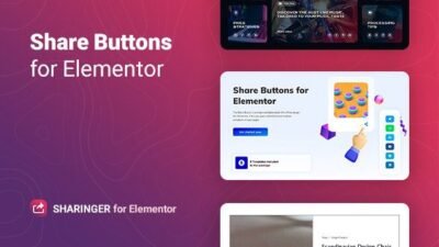 Sharinger 1.0.2 – Share Buttons for Elementor