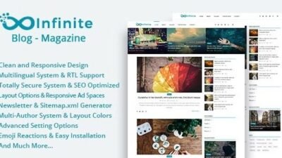 Infinite 4.3 – Blog & Magazine Script
