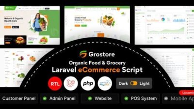 GroStore 2.1.0 – Food & Grocery Laravel eCommerce with Admin Dashboard