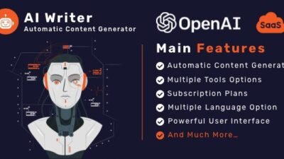 AI Writer SaaS 1.0 – Powerful Automatic Content Generator Tools & Writing Assistant