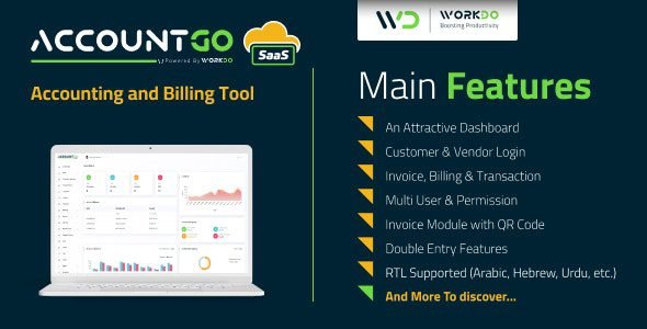 AccountGo SaaS 5.1 – Accounting and Billing Tool