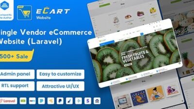 eCart Web 5.0.2 – eCommerce Store Website with Laravel