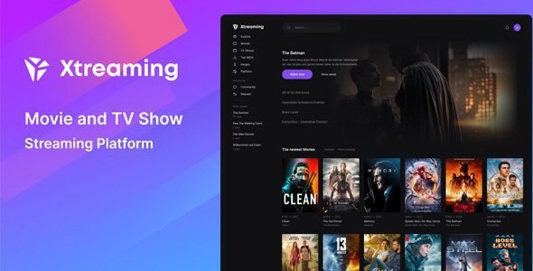 Xtreaming 1.0 – Movie and TV Show Streaming Platform