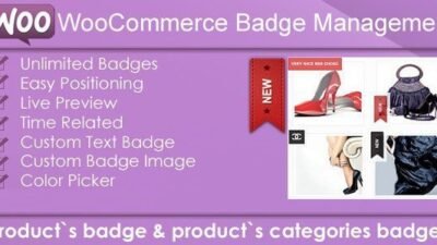 WooCommerce Products Badge Management 5.1