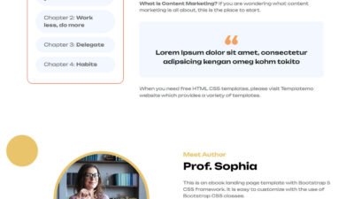 Ebook Landing Template