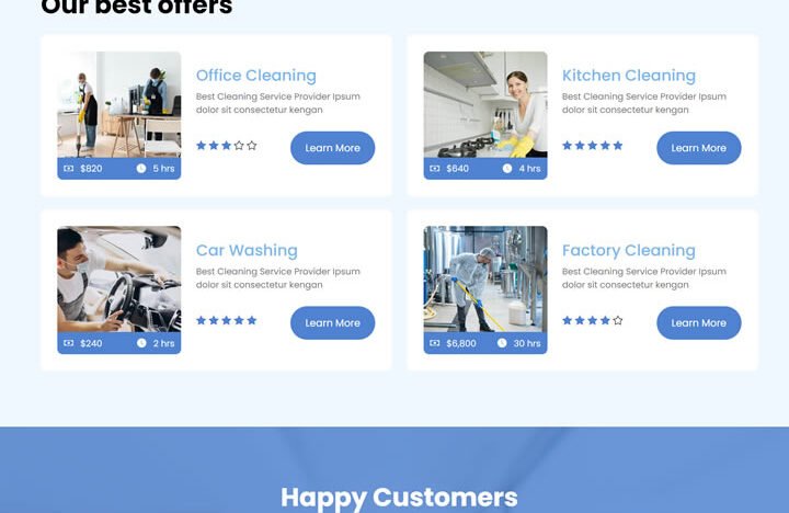 Clean Work HTML Template