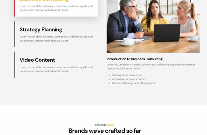 Waso Strategy HTML Template