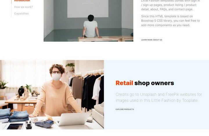Little Fashion HTML Template