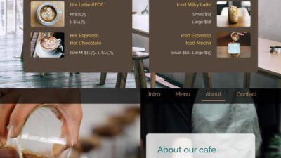 Antique Cafe HTML Template
