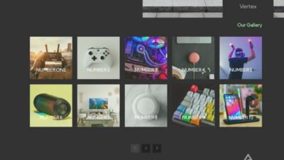 Vertex HTML Template