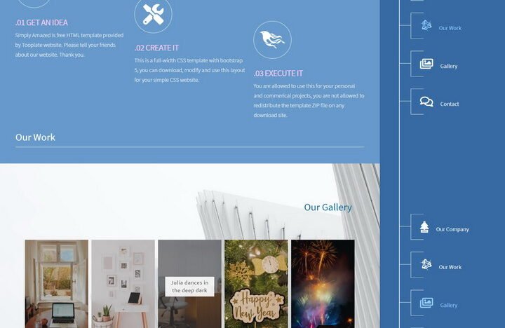 Simply Amazed HTML Template