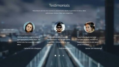 Infinite Loop HTML Template