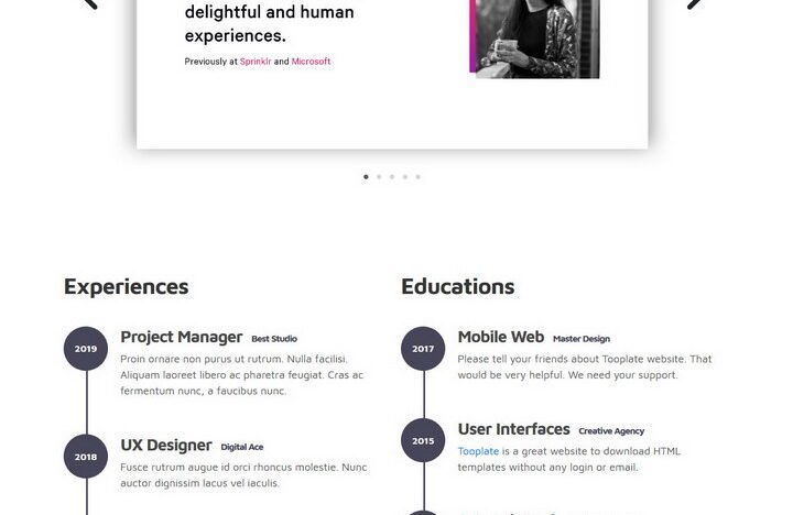 Marvel Portfolio HTML Template