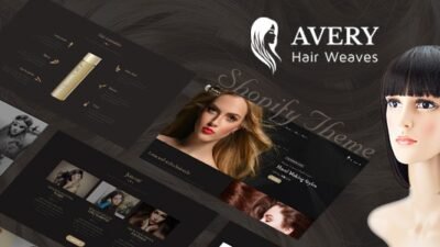 Avery Hair Wig Extension Shopify Theme