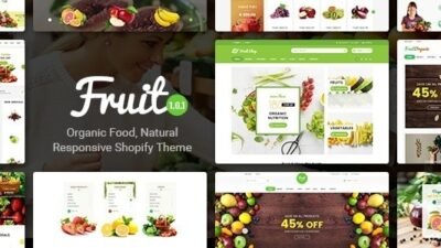 Fruit Shop Organic Food Natural Responsive Shopify Theme