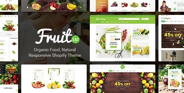 Fruit Shop Organic Food Natural Responsive Shopify Theme