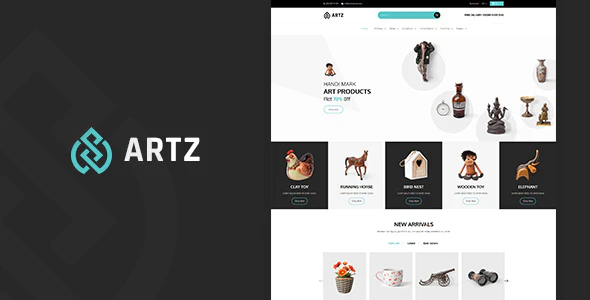 Artz Art Handmade Shop Shopify Theme