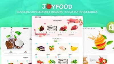 JoyFood Organic Food eCommerce Shopify Theme