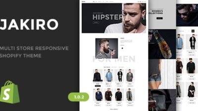 Jakiro Multi Store Responsive Shopify Theme