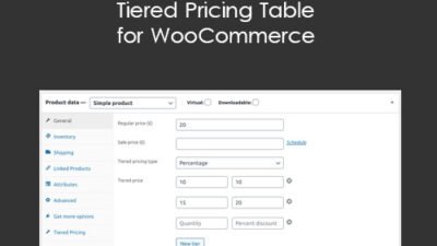 Tiered Pricing Table for WooCommerce Free Download