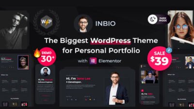InBio Personal Portfolio Resume Theme
