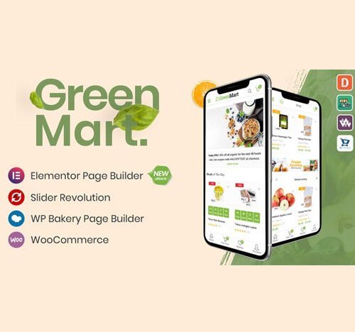 GreenMart Organic Food WooCommerce WordPress Theme Free Download