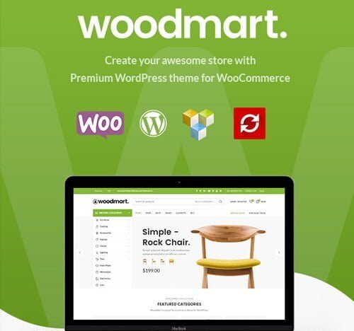Woodmart WordPress Ecommerce Theme v-8.1.2