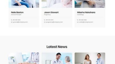Health Center HTML Template