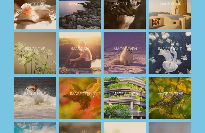 Multi Color Gallery HTML Template