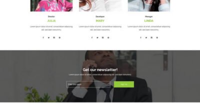 Solution HTML Template