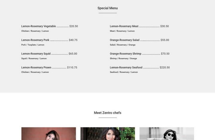 Zentro Bootstrap Theme HTML Template