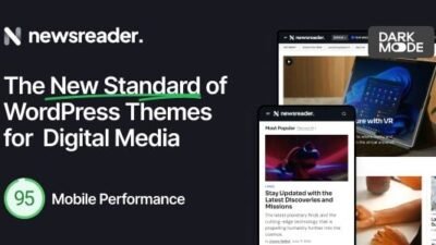 Newsreader 1.1.2 – Revolutionary WordPress Theme for Digital Media