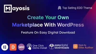 Mayosis 5.4.5 – Digital Marketplace WordPress Theme