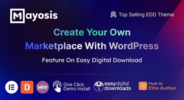 Mayosis 5.4.5 – Digital Marketplace WordPress Theme