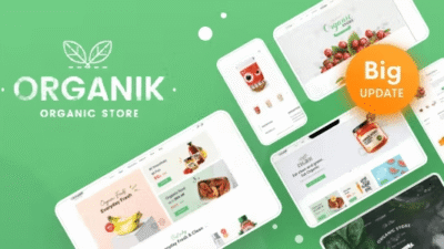 Organik 3.4.0 – Organic Food Store WordPress Theme