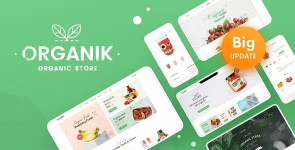 Organik 3.4.0 – Organic Food Store WordPress Theme