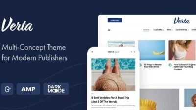 Verta 1.1.1 – Multi-Concept WordPress Theme for Modern Publishers