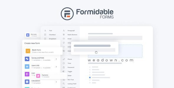 Formidable Forms Pro 6.22 – WordPress Forms Plugin and Form Builder